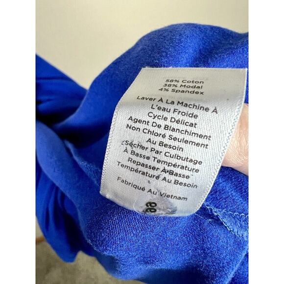 Talbots Petites Midi Dress Women’s Small Cobalt Blue Stretch - Picture 12 of 12